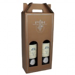 handle wine bottle box